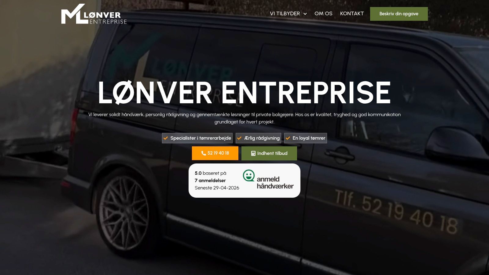 Screenshot from https://loenver-entreprise.dk/